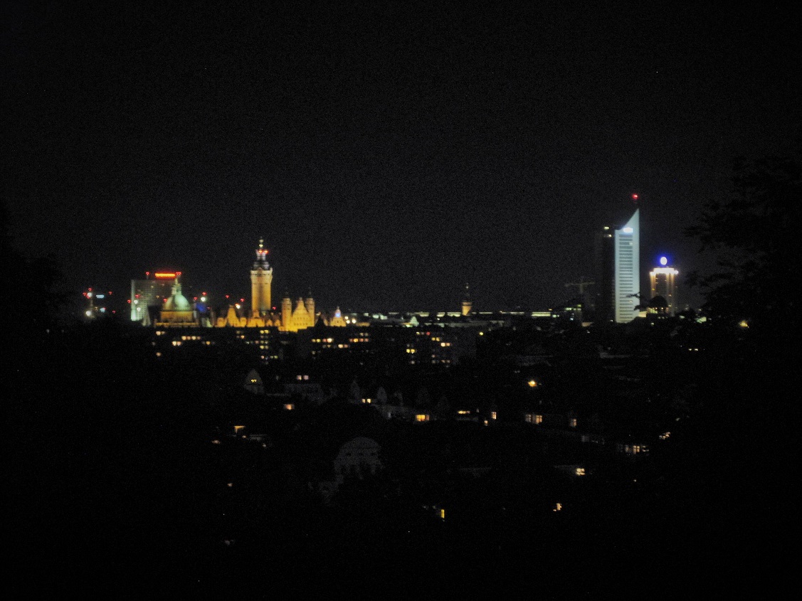 Leipzig skyline