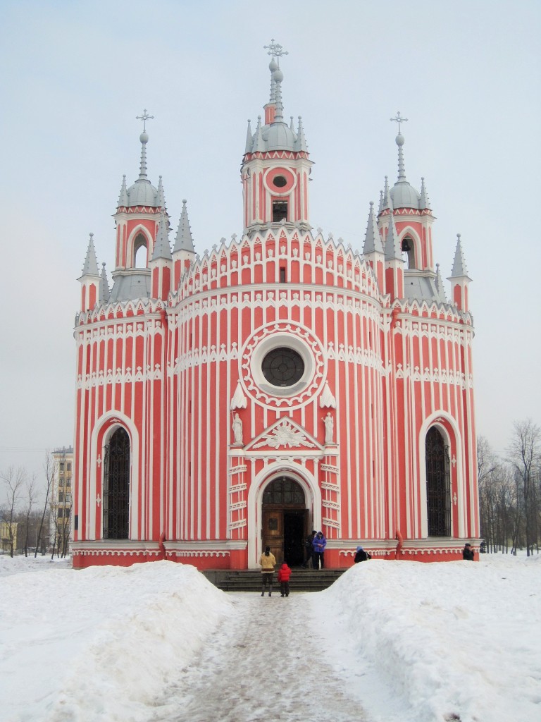 Chesme Church in the snow