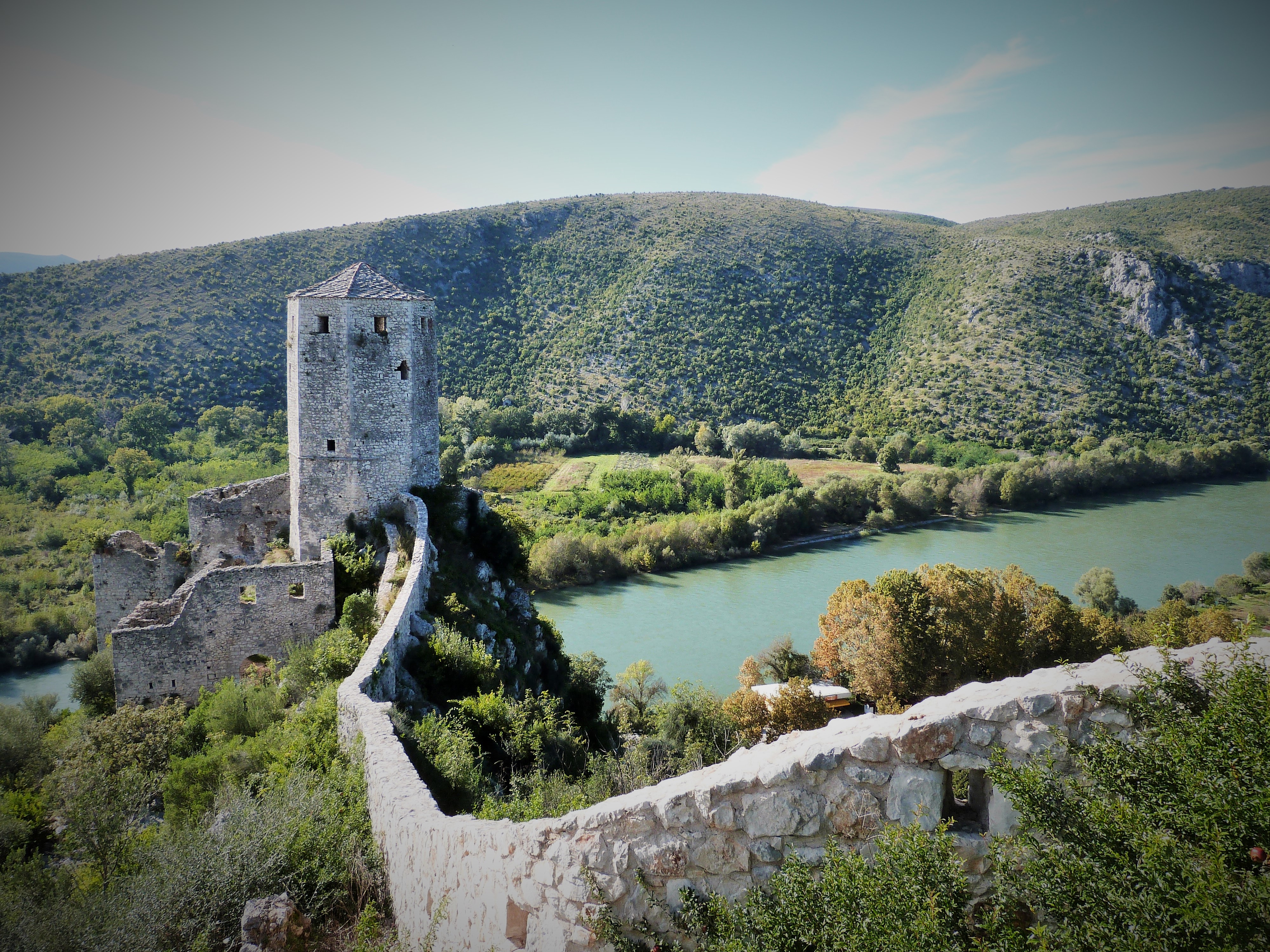 Počitelj - beautiful abandoned fortress with city walls