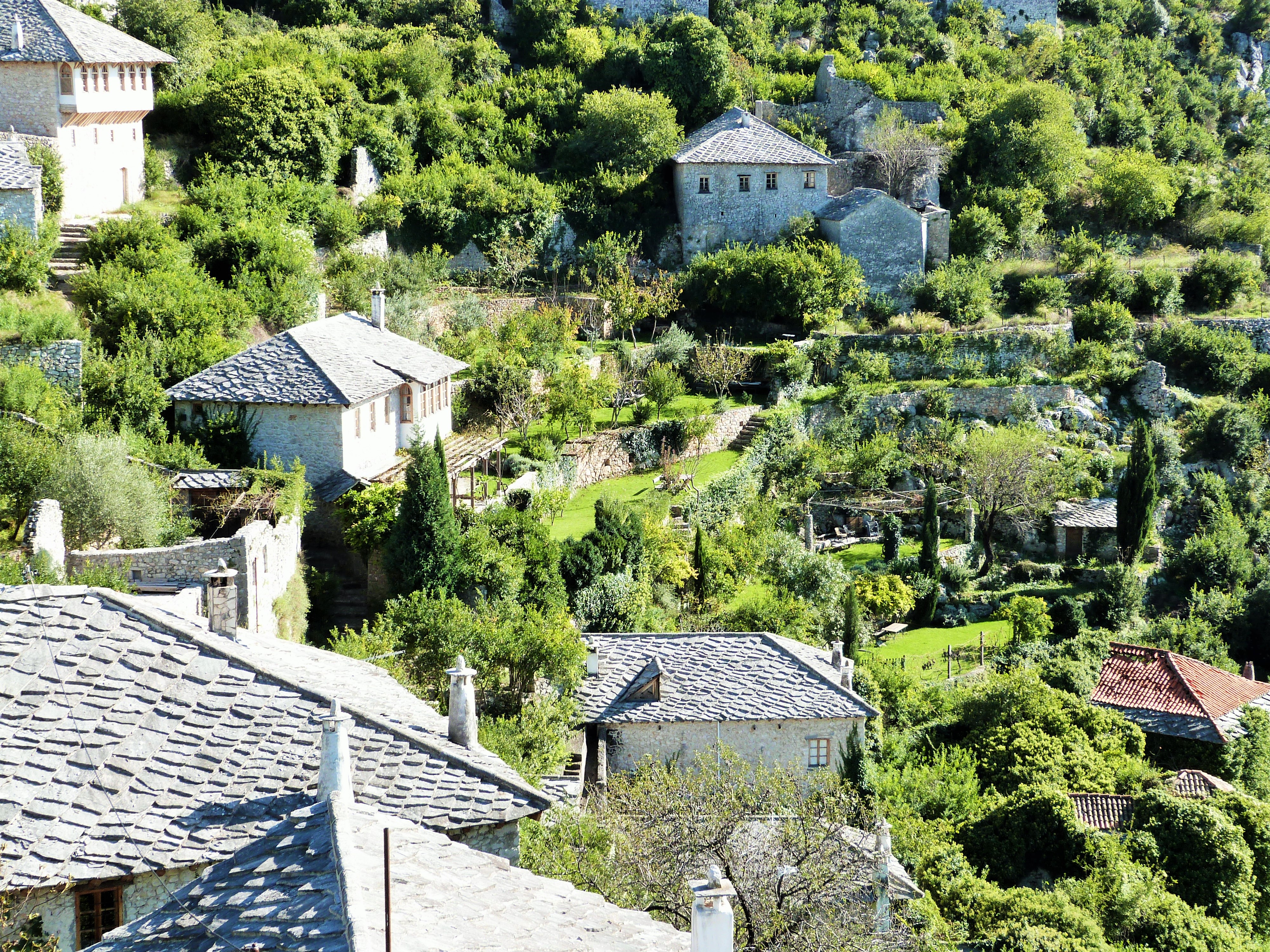 One garden shows how the walled town could look...